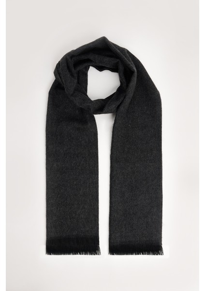 Kışlık Erkek Antrasit Atkı