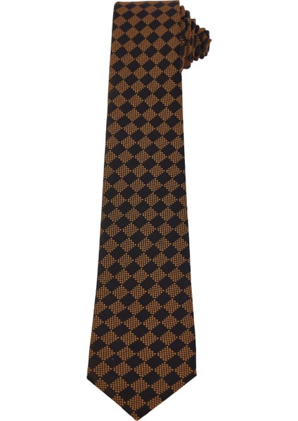 Desenli Klasik Cep Mendilli Erkek Kravat