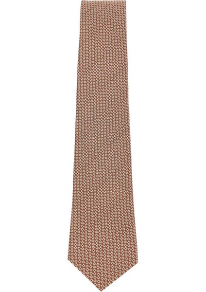 Desenli Klasik Cep Mendilli Erkek Kravat