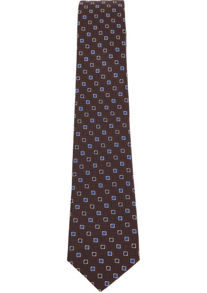 Desenli Klasik Cep Mendilli Erkek Kravat