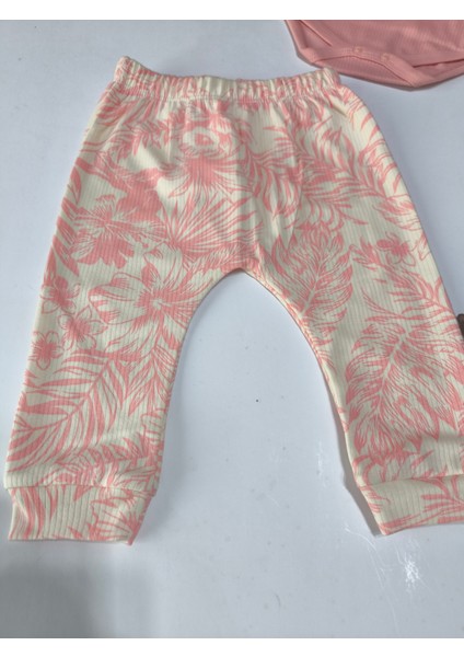 Erkek-Kız Bebek Omuz Genişletmeli Çıtçıtlı Body Pijama Bere Takımı, %100 Pamuk , 3-6-9 Ay fırsatları