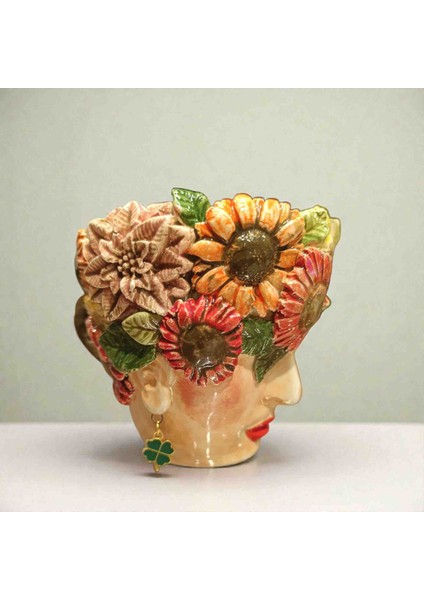 Özel Tasarım,dünyada Benzeri Olmayan El Yapımı Seramik Frida Kahlo 400ML Kupa Bardak Hediye Paketi Yapılmaktadır indirimleri