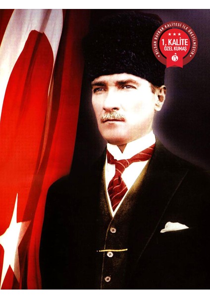 Atatürk Bayrağı 150X225 cm - Raşel Kumaş fiyatları