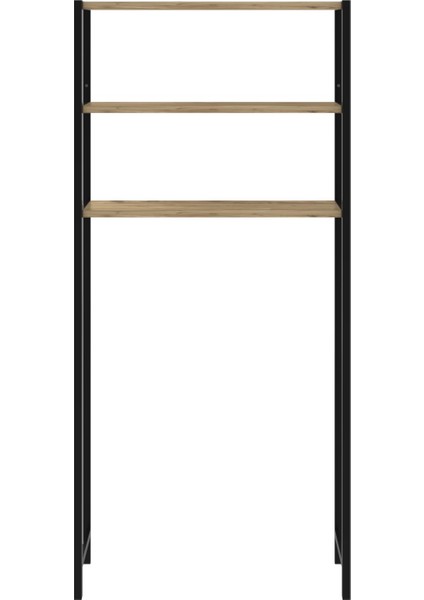 Beyaz Çamaşır Makinesi Üstü Düzenleyici Rafı, Banyo Dolabı, Pratik ve Şık Tasarım indirimleri