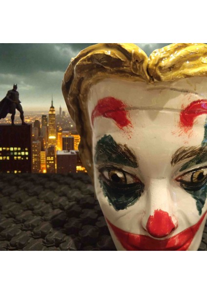 Özel Tasarım El Yapımı Seramik Joker Face Surat Kupa Bardak fırsatları