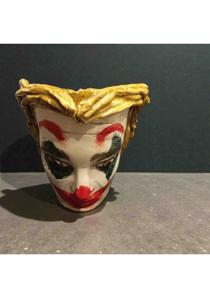 Özel Tasarım El Yapımı Seramik Joker Face Surat Kupa Bardak indirimleri