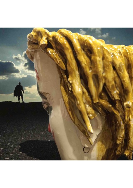 Özel Tasarım El Yapımı Seramik Joker Face Surat Kupa Bardak