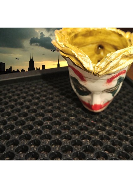 Özel Tasarım El Yapımı Seramik Joker Face Surat Kupa Bardak