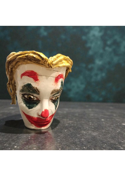 Özel Tasarım El Yapımı Seramik Joker Face Surat Kupa Bardak fiyatları