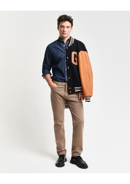 Erkek Lacivert Regular Fit Düğmeli Yaka Gömlek 3000400.989 fiyatları