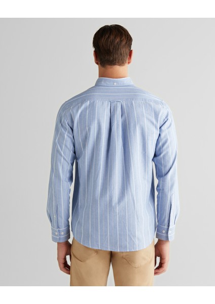 Erkek Mavi Regular Fit Düğmeli Gömlek 3250215.407 fiyatları