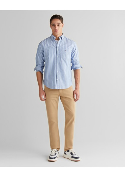 Erkek Mavi Regular Fit Düğmeli Gömlek 3250215.407 modelleri