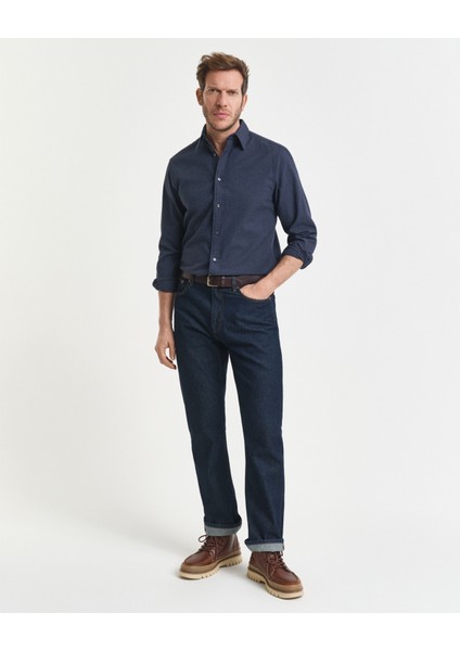 Erkek Beyaz Regular Fit Bisiklet Yaka Gömlek 3250227.901 fiyatları