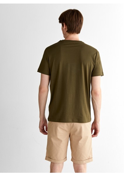 Erkek Yeşil Regular Fit Bisiklet Yaka T-Shirt 2325167T.301 fiyatları