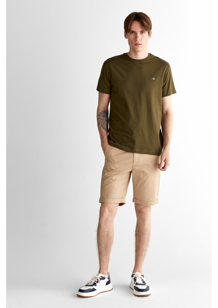 Erkek Yeşil Regular Fit Bisiklet Yaka T-Shirt 2325167T.301 modelleri