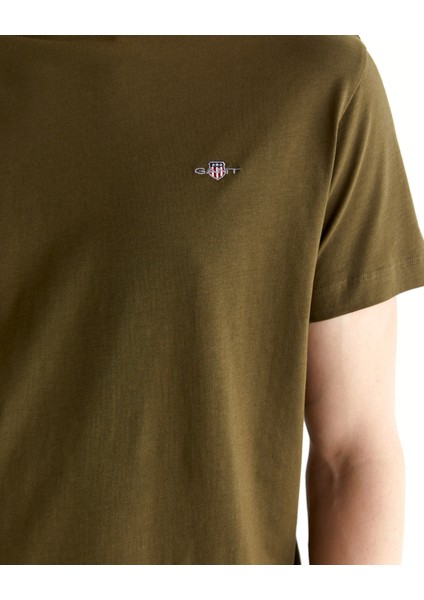 Erkek Yeşil Regular Fit Bisiklet Yaka T-Shirt 2325167T.301 indirimleri