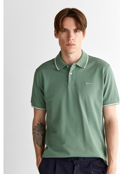 Erkek Yeşil Regular Fit Polo 2062034.362 fırsatları