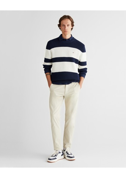 Erkek Lacivert Relaxed Fit Bisiklet Yaka Triko 8925350T.433 modelleri