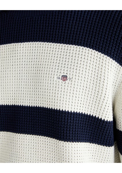 Erkek Lacivert Relaxed Fit Bisiklet Yaka Triko 8925350T.433 indirimleri