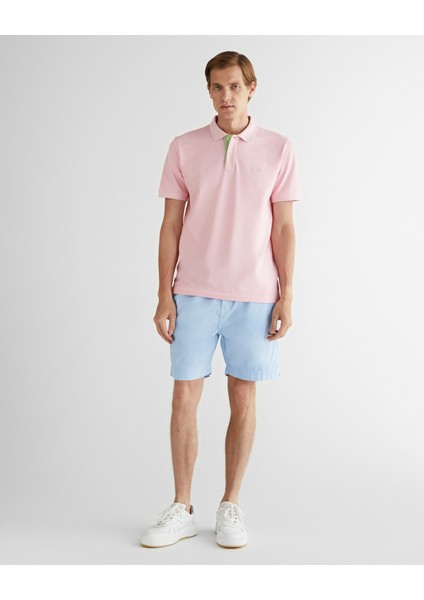 Erkek Mavi Regular Fit Şort 205503.457