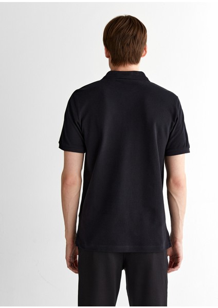 Erkek Siyah Regular Fit Logolu Polo 2425122T.5 fiyatları
