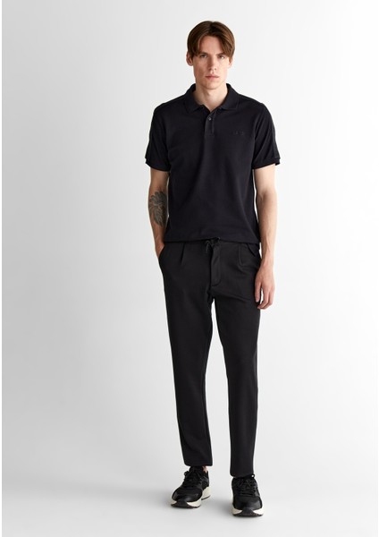 Erkek Siyah Regular Fit Logolu Polo 2425122T.5 modelleri