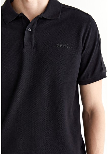 Erkek Siyah Regular Fit Logolu Polo 2425122T.5 indirimleri