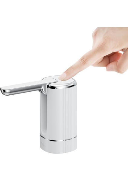 HP82 Şarjlı Otomatik Type-C Girişli Damacana Su Pompası Beyaz modelleri