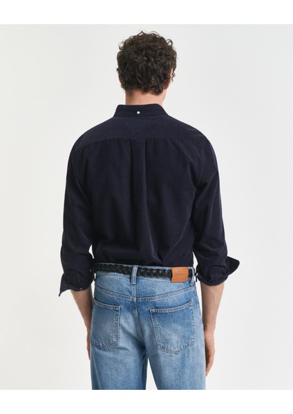 Erkek Lacivert Regular Fit Düğmeli Gömlek 3250351.433 modelleri