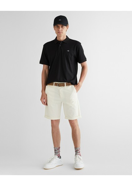 Erkek Krem Slim Fit Şort 205353.130