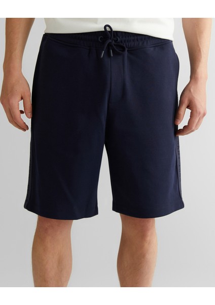 Erkek Lacivert Regular Fit Logolu Şort 2825122T.433 fırsatları