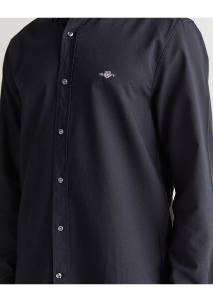 Erkek Siyah Regular Fit Düğmeli Yaka Gömlek 3825121T.5 indirimleri