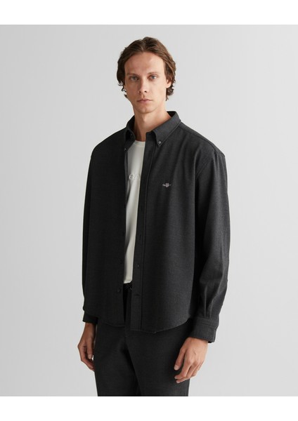 Erkek Gri Relaxed Fit Gömlek 3825310T.95
