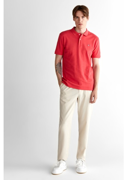 Erkek Kırmızı Regular Fit Çizgili Polo 2014035.648 modelleri