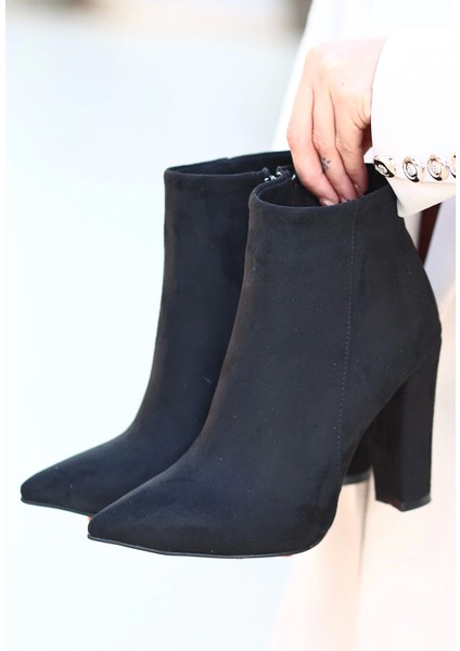 Loora Siyah Süet Topuklu Bot fiyatları