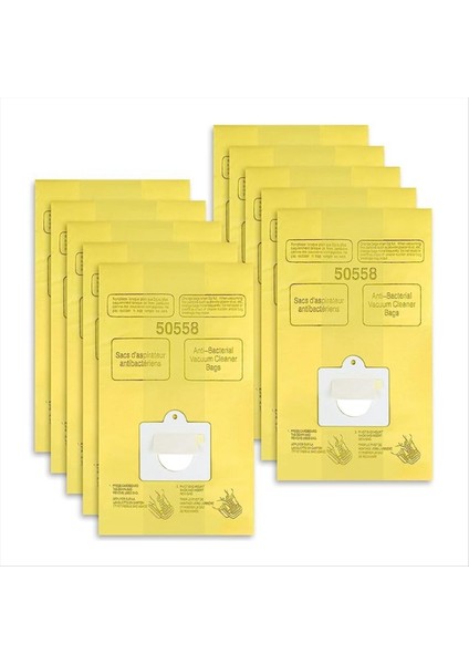 Kenmore Canister 5055, 50557 ve 50558 Için 10 Paket Tip C/q Yedek Vakum Süpürge Torbaları (Yurt Dışından)