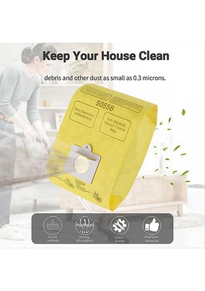 Kenmore Canister 5055, 50557 ve 50558 Için 10 Paket Tip C/q Yedek Vakum Süpürge Torbaları (Yurt Dışından) indirimleri