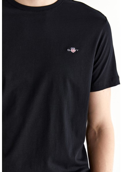 Erkek Siyah Regular Fit Bisiklet Yaka T-Shirt 2325167T.5 indirimleri