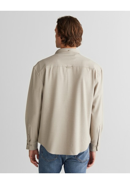 Textured, Woven Label Shirt 3825310T.277 fiyatları