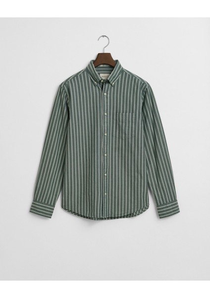 Erkek Yeşil Regular Fit Düğmeli Gömlek 3250206.338 fırsatları