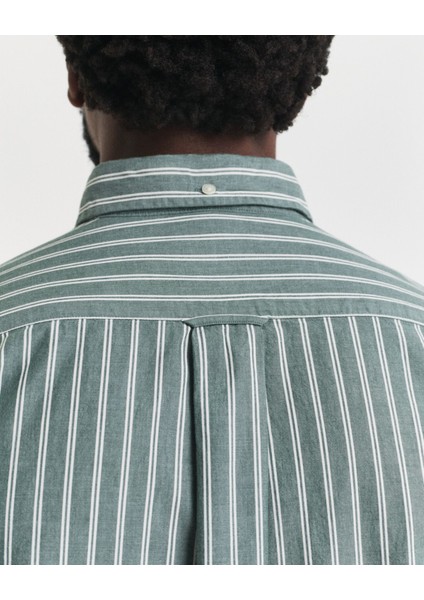 Erkek Yeşil Regular Fit Düğmeli Gömlek 3250206.338