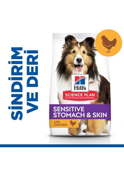 s Adult Sensitive Skin Hassas Köpekler Için Tavuklu Yetişkin Köpek Maması 2.5 kg