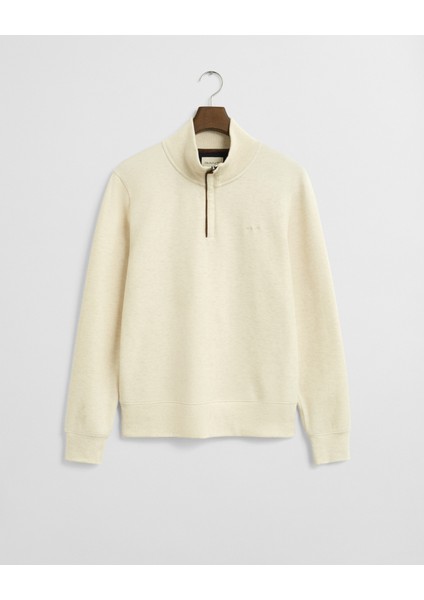 Erkek Krem Regular Fit Yarım Fermuarlı Sweatshirt 2068028.130 fırsatları