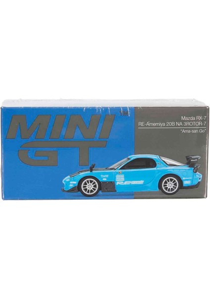 1:64 Mini Gt Mazda Rx-7 Re-Amemiya 20B Na 3rotor-7 “ama-San Go” Diecast Model Araba indirimleri