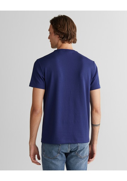 Erkek Lacivert Relaxed Fit Bisiklet Yaka T-Shirt 2324367T.423 fiyatları