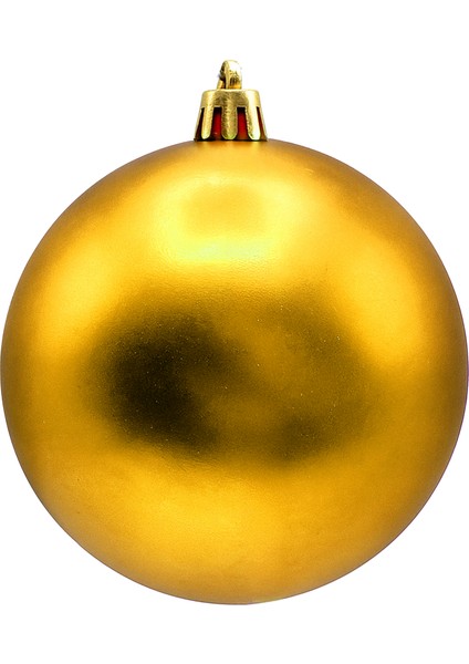 4 cm 12LI Mat Gold Cici Top Mat Yılbaşı Ağacı Süsü modelleri