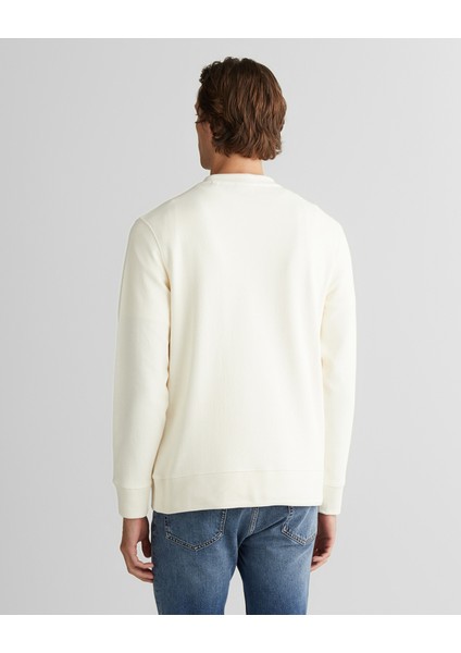 Erkek Krem Bisiklet Yaka Sweatshirt 2067064.130 fiyatları