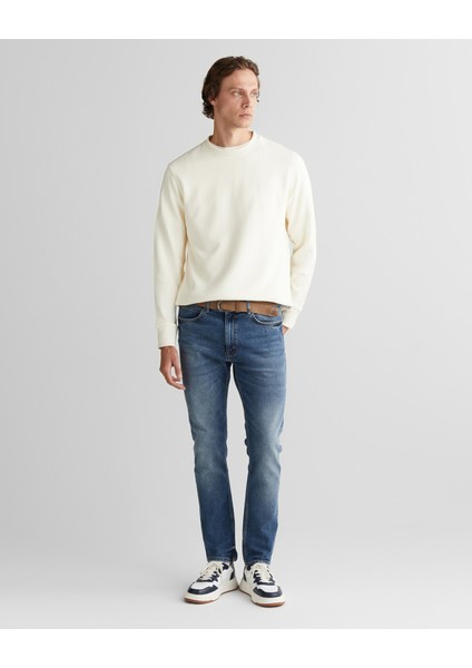 Erkek Krem Bisiklet Yaka Sweatshirt 2067064.130 modelleri