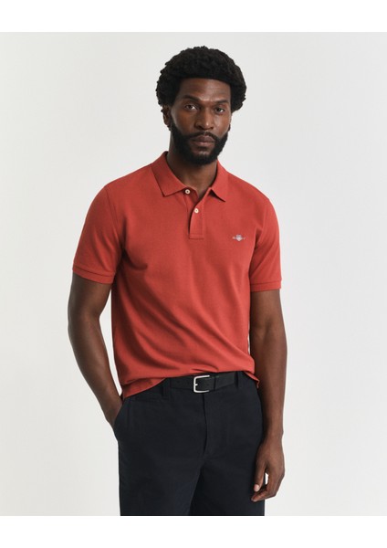 Erkek Turuncu Regular Fit Polo 2210.623