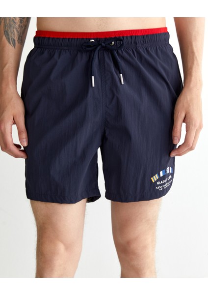 Erkek Lacivert Regular Fit Logolu Mayo Şort 922516016.410 modelleri